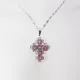 Small Cross - Trevina-Silver Chain - 1